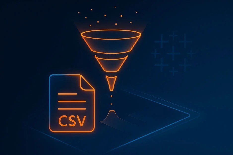 Automating CSV Data Preparation for AI Funnel Analysis
